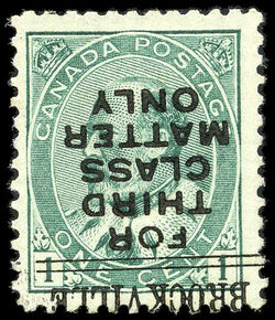 King Edward VII - Green - Precanceled Canada Postage Stamp