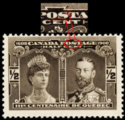 Prince & Princess of Wales - Major Re-entry - Position 50 Canada Postage Stamp | Tercentenary