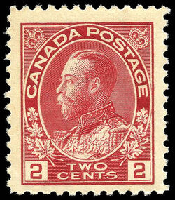 King George V - Dark Carmine Canada Postage Stamp