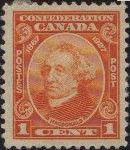 Sir John A. MacDonald - Orange - Precanceled Canada Postage Stamp | Confederation, 1867-1927