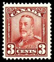 King George V - Dark Carmine - Precanceled Canada Postage Stamp