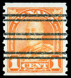 King George V - Orange - Precanceled Canada Postage Stamp