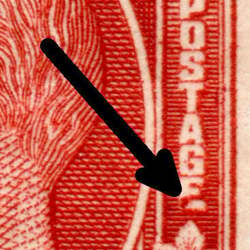 King George V - Deep Red - Broken E in Right POSTAGE Canada Postage Stamp | Ottawa, Conference, 1932