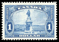 Champlain Monument - Pale Blue Canada Postage Stamp