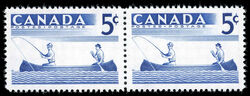 Fishing - Identical Pair Canada Postage Stamp | Canada - All Seasons Playground