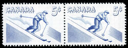 Skiing -  Canada Postage Stamp | Canada - All Seasons Playground
