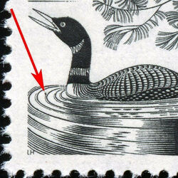 Common Loon - Dot on Water Canada Postage Stamp | National Wildlife