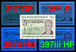 Red River Settlement, 1812, Selkirk - HF Canada Postage Stamp