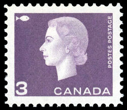 Queen Elizabeth II - Dark Purple Canada Postage Stamp