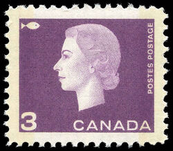 Queen Elizabeth II - Purple - W2B Canada Postage Stamp