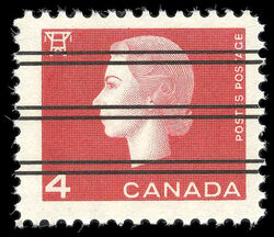 Queen Elizabeth II - Carmine - Precanceled Canada Postage Stamp