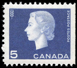 Queen Elizabeth II - Violet Blue - Booklet Single - LF Canada Postage Stamp