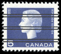 Queen Elizabeth II - Violet Blue - Precanceled Canada Postage Stamp