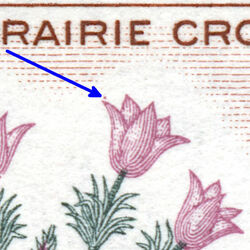 Prairie Crocus, Manitoba - Dot On Crocus Canada Postage Stamp | Floral Emblems