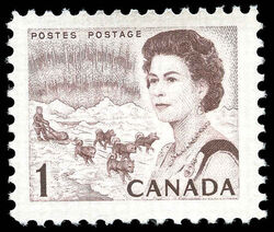 Queen Elizabeth II, Northern Regions - HB - DEX Canada Postage Stamp | Centennial Issue