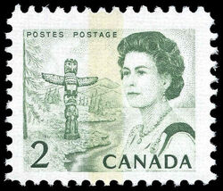 Queen Elizabeth II, Pacific Coast - WCB - LF / FL - PVA Canada Postage Stamp | Centennial Issue