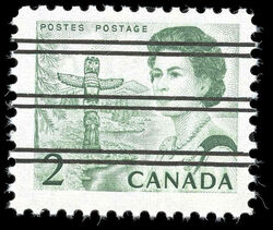 Queen Elizabeth II, Pacific Coast - Precanceled - DF - DEX Canada Postage Stamp | Centennial Issue