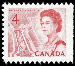 Queen Elizabeth II, Mid-Canada Seaway View - Booklet Single - MF - DEX Canada Postage Stamp | Centennial Issue