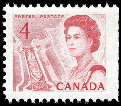 Queen Elizabeth II, Mid-Canada Seaway View - Booklet Single - NF / FL Canada Postage Stamp | Centennial Issue