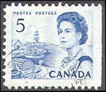 Queen Elizabeth II, Atlantic Coast - Booklet Single - NF - DEX Canada Postage Stamp | Centennial Issue