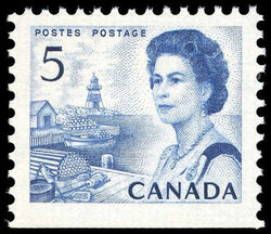 Queen Elizabeth II, Atlantic Coast - Miniature Pane Single - NF - DEX Canada Postage Stamp | Centennial Issue