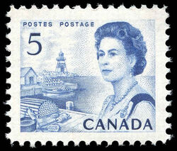 Queen Elizabeth II, Atlantic Coast - LF - DEX Canada Postage Stamp | Centennial Issue