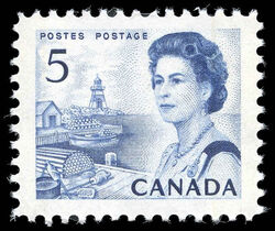 Queen Elizabeth II, Atlantic Coast - W2B - DF - DEX Canada Postage Stamp | Centennial Issue