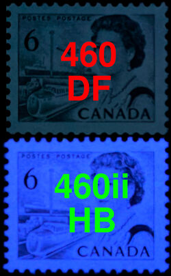 Queen Elizabeth II, Transport And Communications - Black - Die I - HB - White DEX Canada Postage Stamp | Centennial Issue