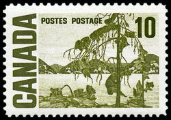The Jack Pine - W2B - DF - DEX Canada Postage Stamp | Centennial Issue