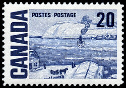 The Ferry, Quebec - HB - DEX Canada Postage Stamp | Centennial Issue