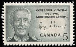 Georges Philias Vanier, Governor-General, 1959-1967 - F Canada Postage Stamp