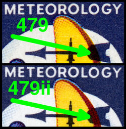 Meteorology, 1768-1968 - HB - Red Over Blue Canada Postage Stamp