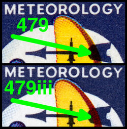 Meteorology, 1768-1968 - DF - Red Over Blue Canada Postage Stamp