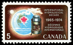 International Hydrological Decade, 1965-1974 - HB Canada Postage Stamp
