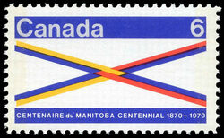 Manitoba Centennial, 1870-1970 - W2B Canada Postage Stamp