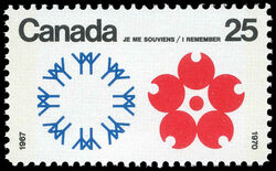 I Remember, 1967, 1970 - W2B Canada Postage Stamp | Japan Expo '70