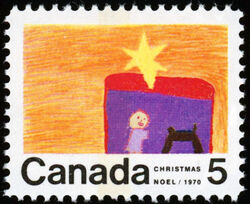 Nativity - WCB Canada Postage Stamp | Christmas