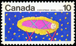 Christ Child - W2B Canada Postage Stamp | Christmas