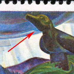 Emily Carr, Painter, 1871-1945 - Blue Throat Canada Postage Stamp