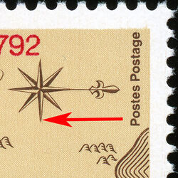 Samuel Hearne, 1745-1792, Copper Mine River, 1771 - Scratch Beside South Spoke Canada Postage Stamp