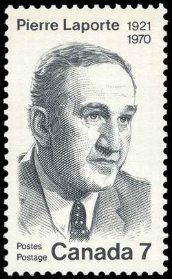 Pierre Laporte, 1921-1970 - Dull Canada Postage Stamp