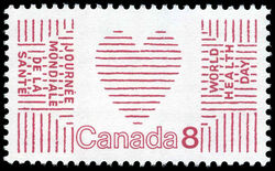 World Health Day - Tagged - Dull Canada Postage Stamp