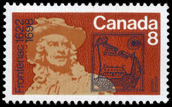 Frontenac, 1622-1698 - Tagged - GT2 OP4 - Dull Canada Postage Stamp