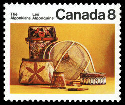Artifacts - HB Canada Postage Stamp | Indians of Canada, The Algonkians