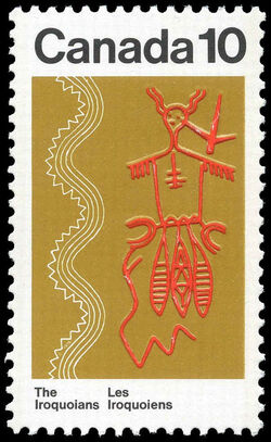 Thunderbird - LF Canada Postage Stamp | Indians of Canada, The Iroquoians