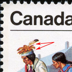 Ceremonial Costume - Extra Feather Canada Postage Stamp | Indians of Canada, The Iroquoians