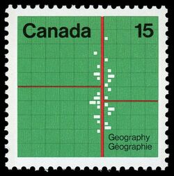 Geography - Tagged Canada Postage Stamp | Earth Sciences