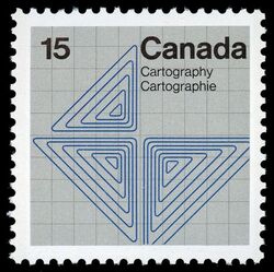 Cartography - Tagged Canada Postage Stamp | Earth Sciences