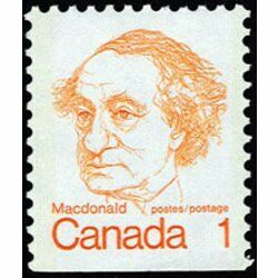Macdonald - Booklet Single - HF Canada Postage Stamp | Caricature Definitives
