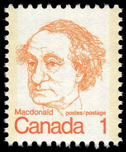 Macdonald - DF Canada Postage Stamp | Caricature Definitives